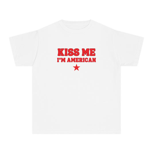 Kiss Me I'm American Cadie Tee