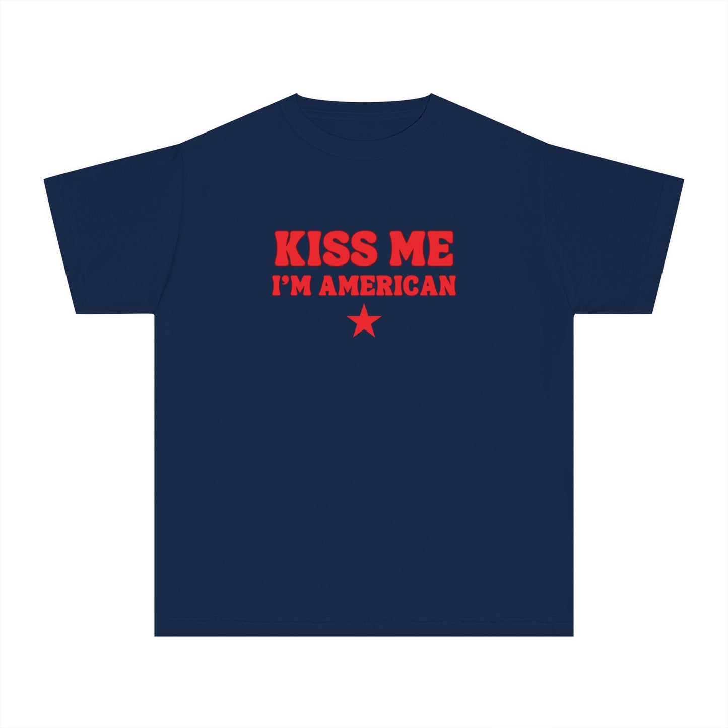 Kiss Me I'm American Cadie Tee