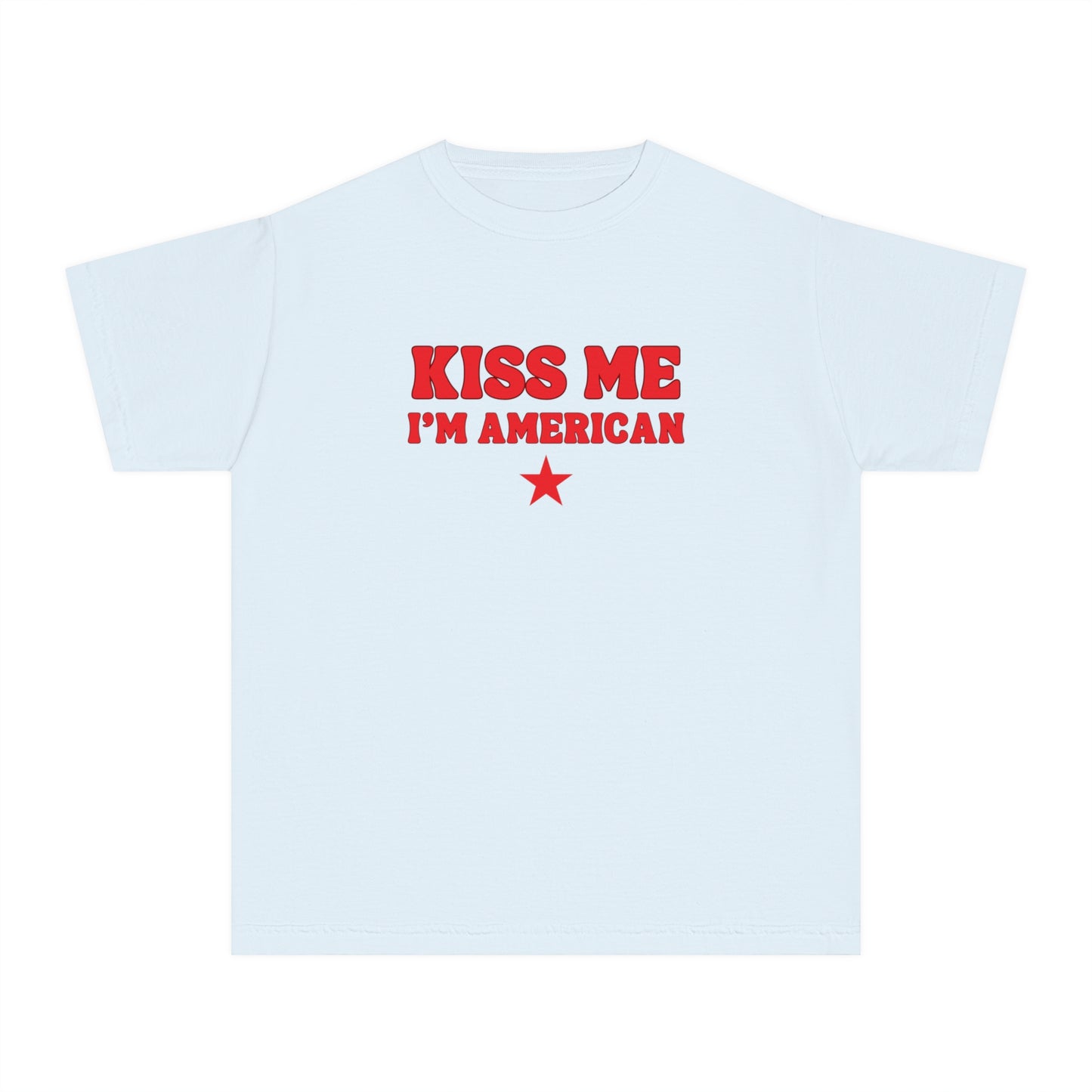 Kiss Me I'm American Cadie Tee